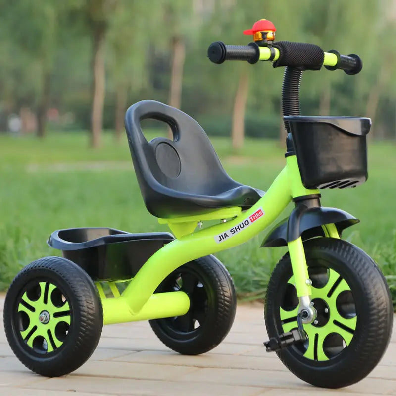 LazyChild Children Tricycle Kids Balance Bike Three-Wheeled Children's Pedal Tricycle Bicycle Outdoor Sports Toys For 1-6 Y Kids