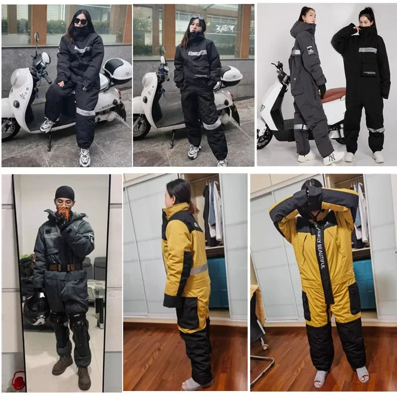 Electric Jacket Winter Windproof Waterproof Warm Delivery Snowmobile Jackets Riding Cold-proof Suits Ice Fishing Clothes