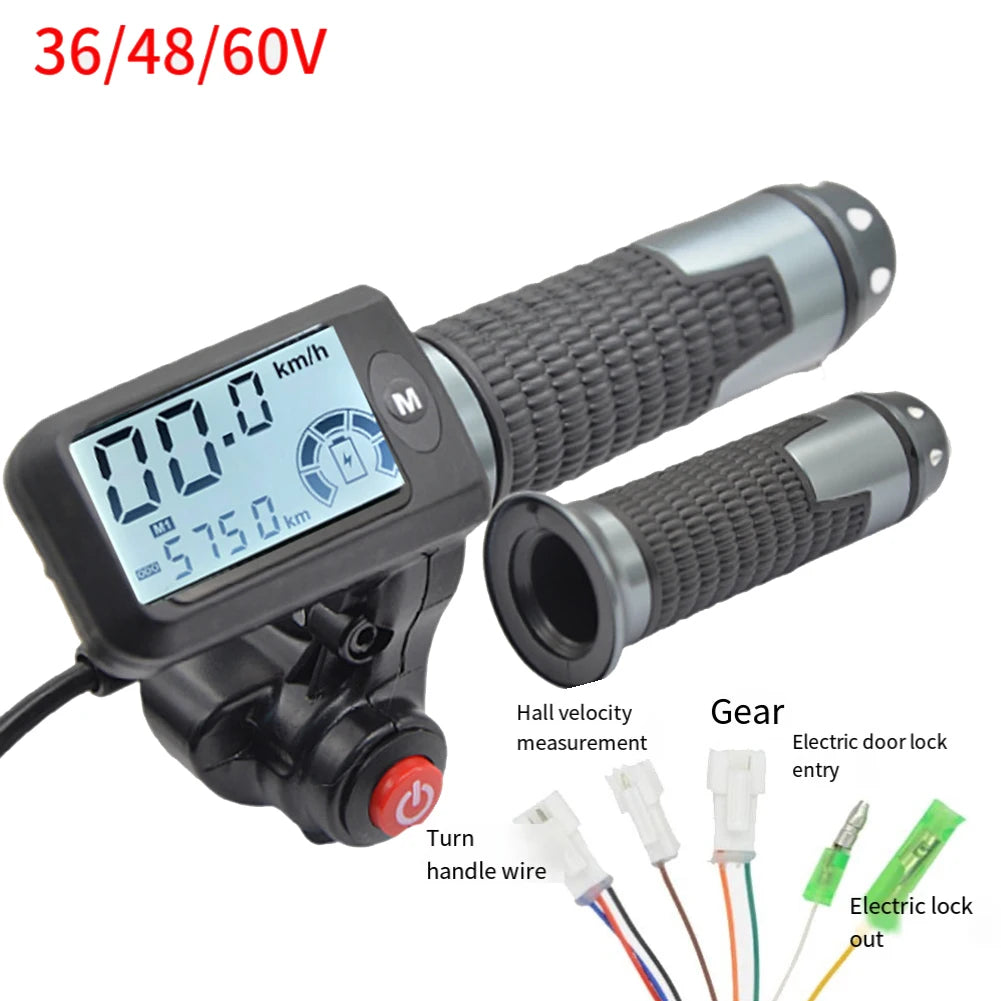 For Electric Scooter Electric Scooter Throttle Hall Speed Measurement 160CM Cable Length 3 Speed Gear Switching