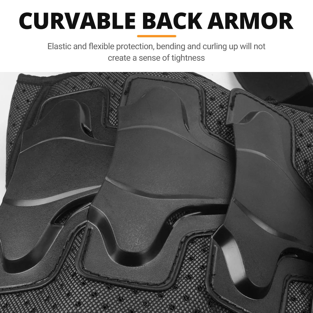 Kids Armor Jacket Spine Chest Elbow Guard Protection Equipment Motocross Skateboard Moto Jacket Motorcycle Gear Moto Kids Armor