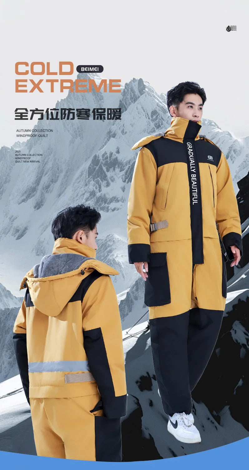 Electric Jacket Winter Windproof Waterproof Warm Delivery Snowmobile Jackets Riding Cold-proof Suits Ice Fishing Clothes