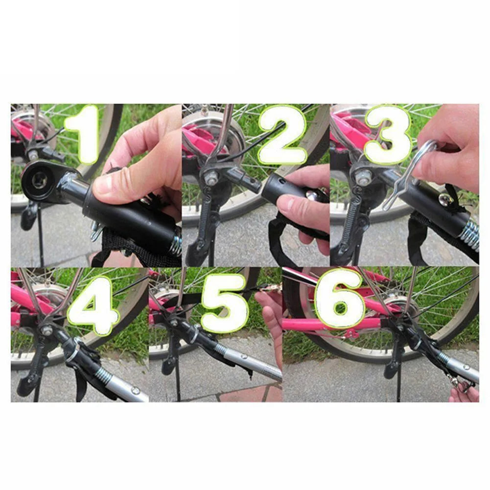 Towbar Hitch Coupler Clutch for Bike Trailer Strong Moped Bicycle Spare Part