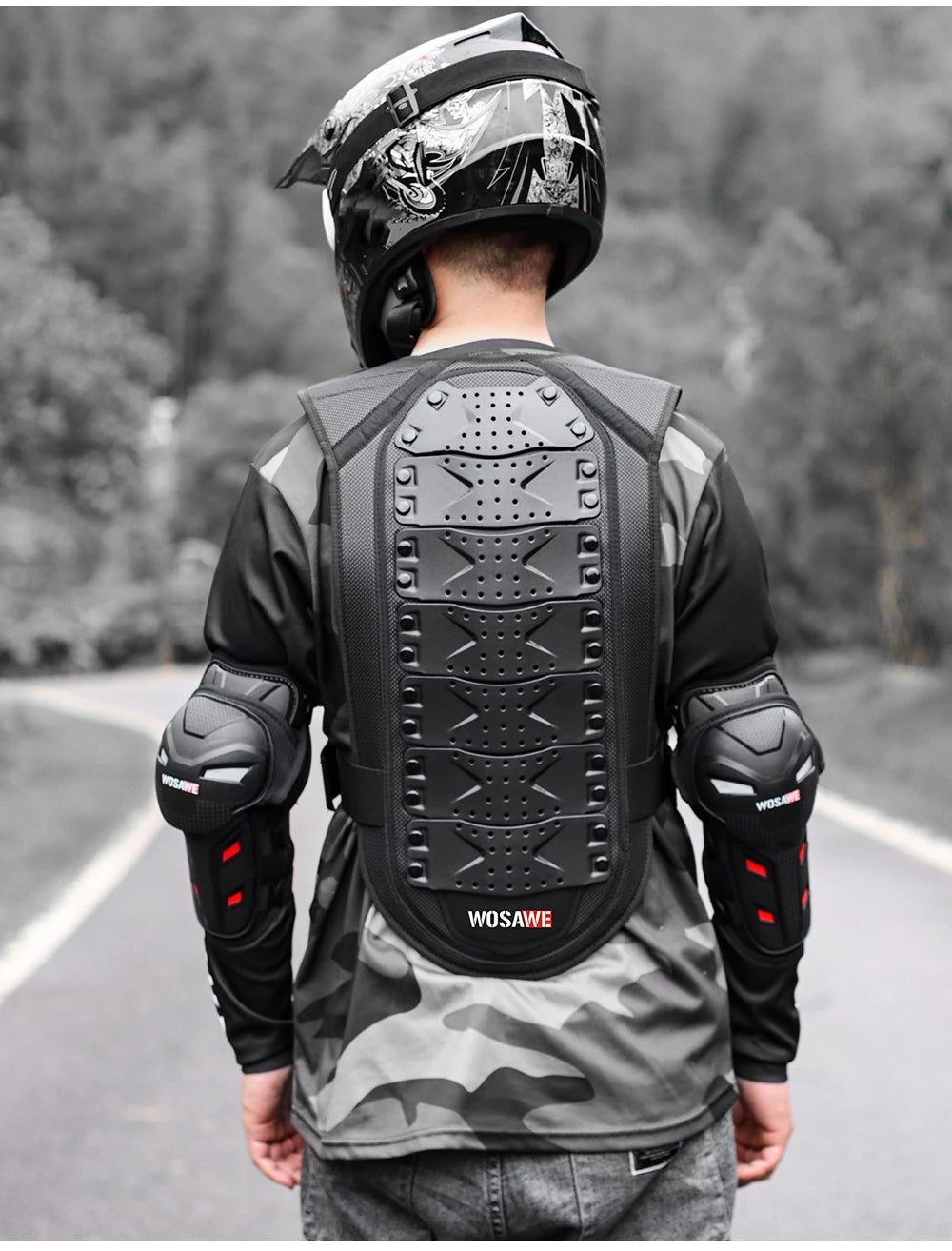 Scooter Motorcycle Gear Racing Armor Protector Men Cycling Motocross Body Protection Jacket