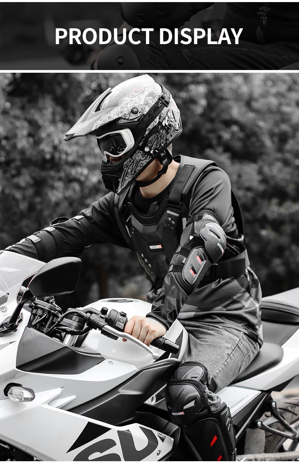 Scooter Motorcycle Gear Racing Armor Protector Men Cycling Motocross Body Protection Jacket