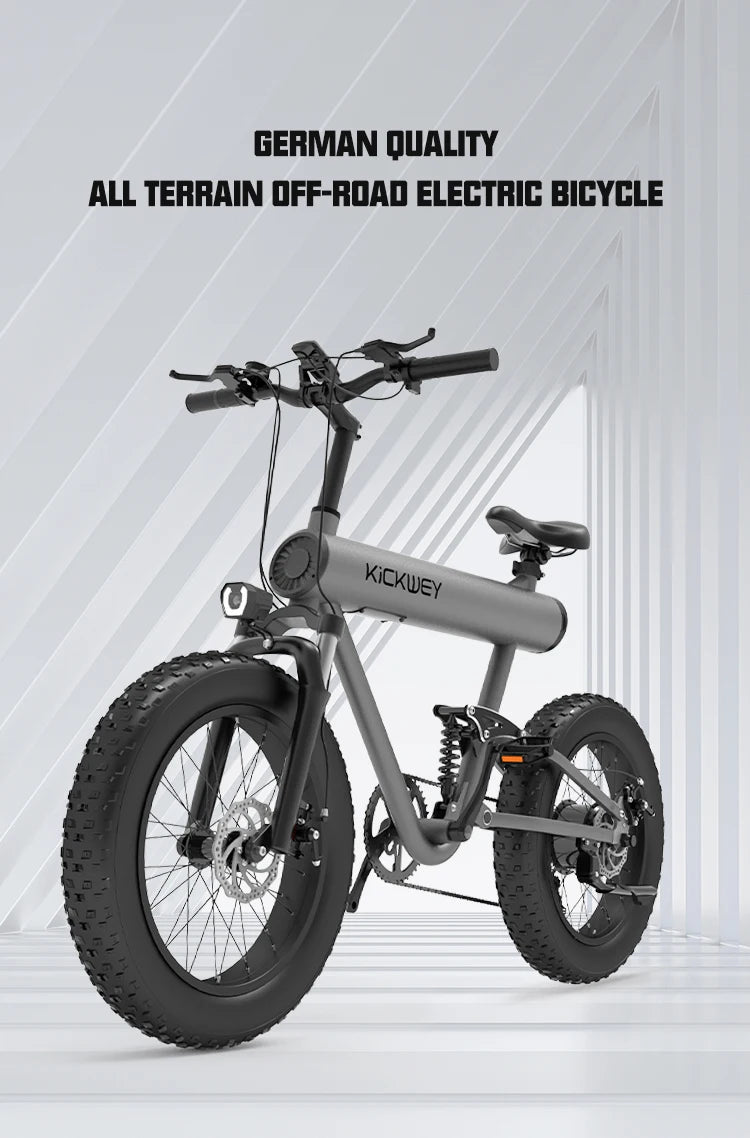 Full Suspension Ebik Kids Electric Bike