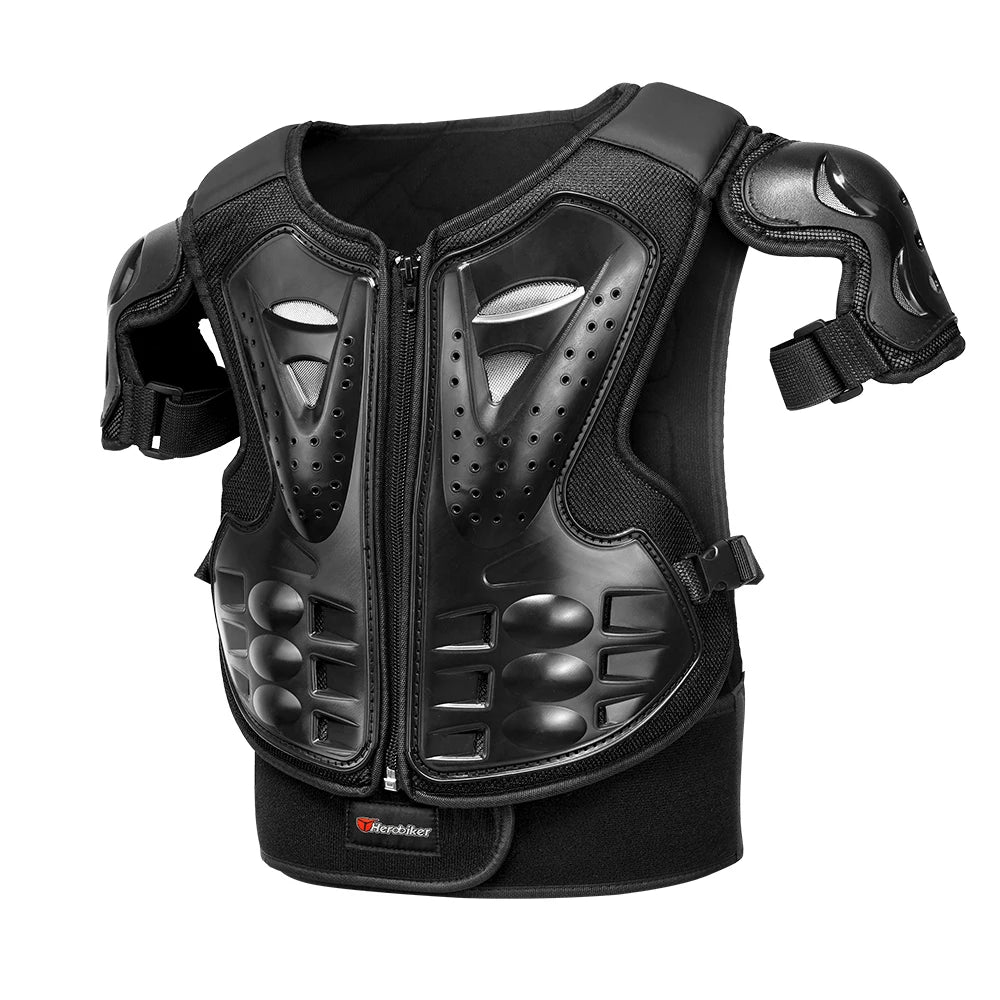 Kids Armor Jacket Spine Chest Elbow Guard Protection Equipment Motocross Skateboard Moto Jacket Motorcycle Gear Moto Kids Armor