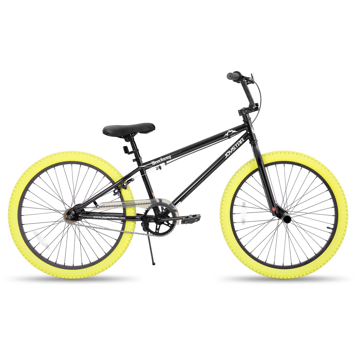 JOYSTAR Freestyle Kids BMX Bikes 20" 24" Kids Bicycles for 6-14 Years Boys Girls and Beginner-Level Riders 2 Pegs, Yellow