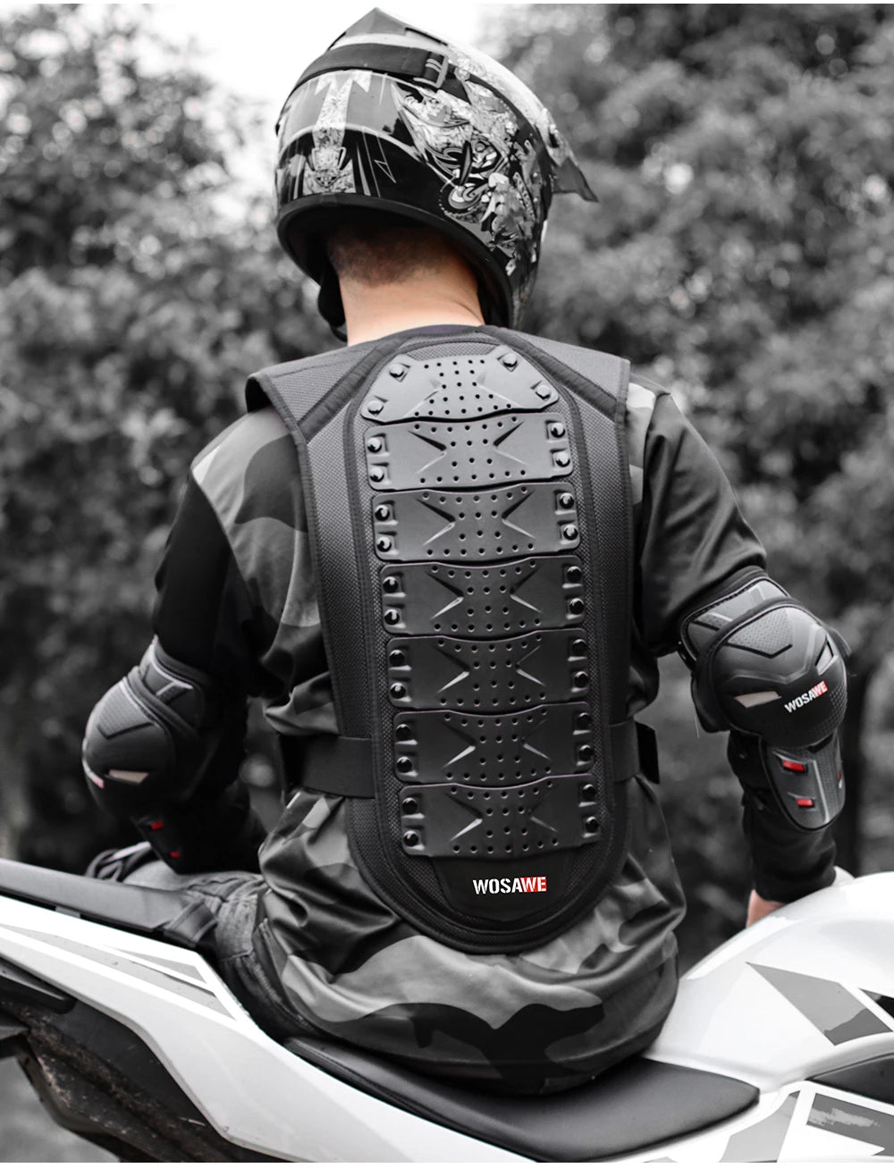 Scooter Motorcycle Gear Racing Armor Protector Men Cycling Motocross Body Protection Jacket