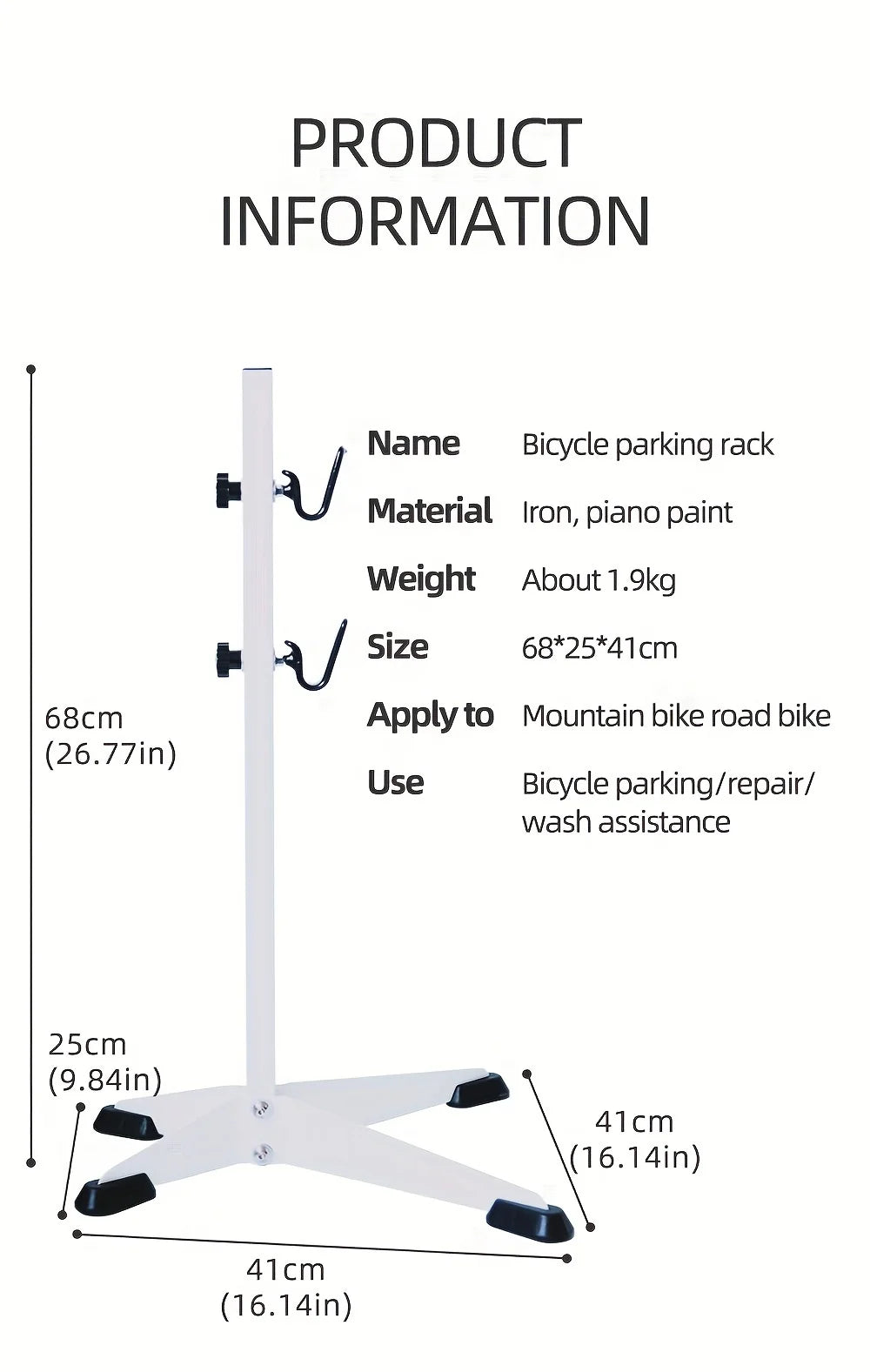 Bicycle Floor Parking Rack Stand For Mountain Road Bike Indoor Garage Storage Bike Replacement Stand Maintenance Hold