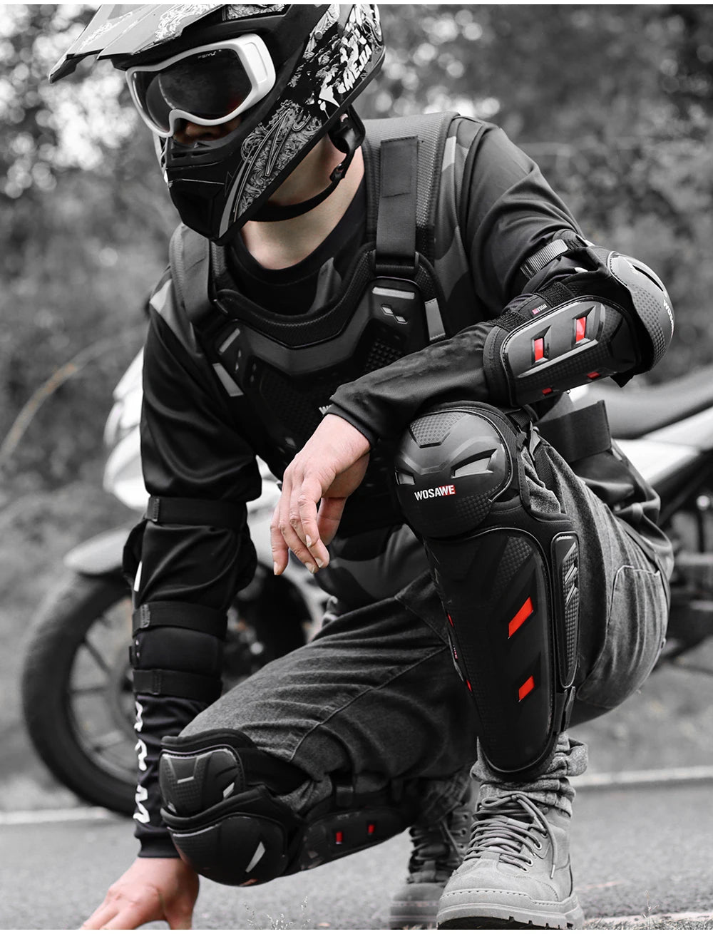 Scooter Motorcycle Gear Racing Armor Protector Men Cycling Motocross Body Protection Jacket