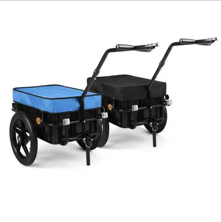 16 Inch Wheels Quick Release Bike Bicycle Hand Wagon Large Cargo Trailer For Easy Storage And Transportation