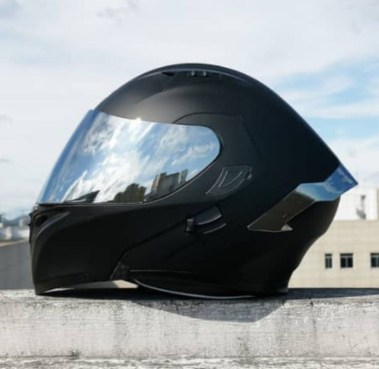 Motorcycle Flip-Up Helmet