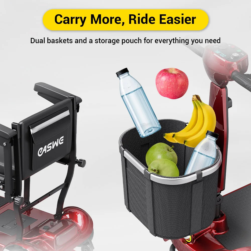The Travel Long Range Folding Mobility Scooter